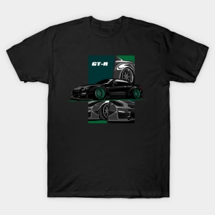 Nissan GTR 35 Black Mix max T-Shirt